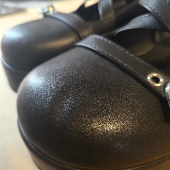 Black Platform Women's Shoes - Picture 4 of 5